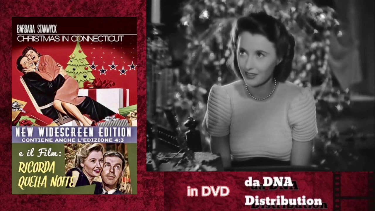 CHRISTMAS IN CONNECTICUT (Il sergente e la signora, 1945) - New Widescreen  Edition + RICORDA QUELLA NOTTE (1940) - 2 Film (Dvd)