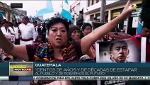Guatemaltecos se movilizan contra las acciones golpistas impuestas por la fiscalía