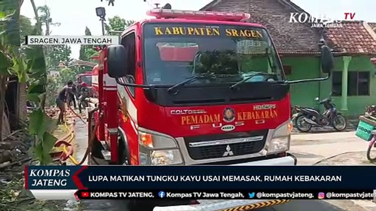 Lupa Matikan Tungku Kayu Usai Memasak, Rumah Kebakaran