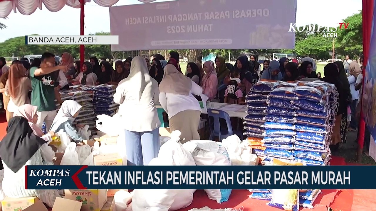 Tekan Inflasi Pemerintah Gelar Pasar Murah