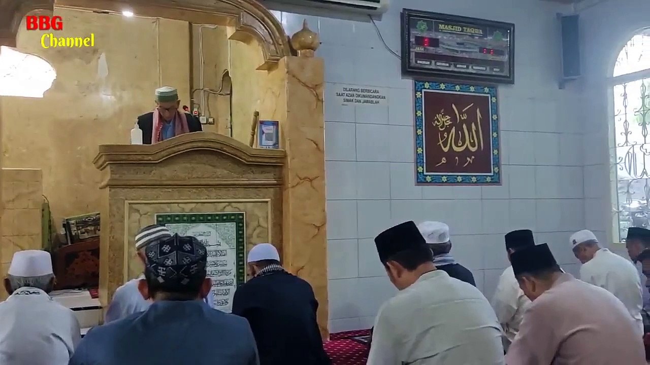 Pentingnya sifat malu | Drs. M. Nur Yunus | Masjid Taqwa Perumnas Lebung Gajah Palembang