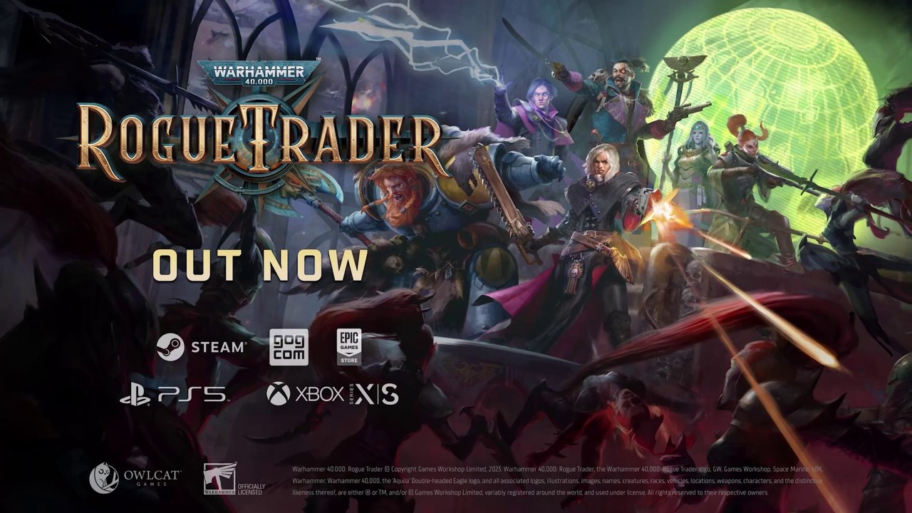 Warhammer 40,000 : Rogue Trader - Bande-annonce de lancement