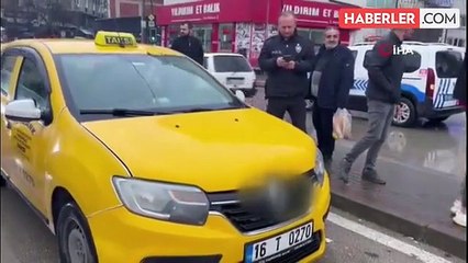Bursa'da Taksici Boynundan Bıçaklandı