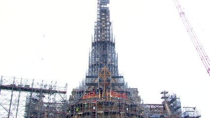 Suivez en direct la visite d'Emmanuel Macron sur le chantier de Notre-Dame, un an avant sa réouverture