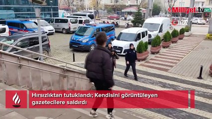Hırsızlıktan tutuklandı, böyle tepki gösterdi! 'Sen kimi çekiyorsun oğlum'