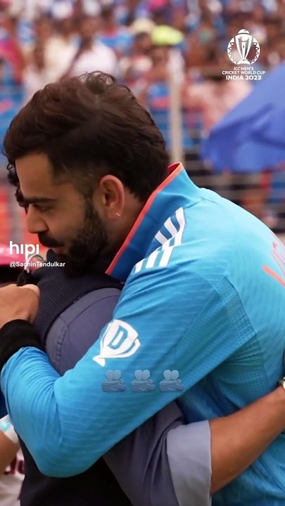Virat Kohli meets Sachin Tendulkar