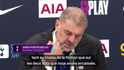Postecoglou : "Nous avons été très mauvais dans les deux surfaces"