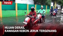 Pasca Hujan Deras, Kawasan Kebon Jeruk Tergenang Air