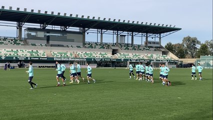 El Real Betis completa su último entrenamiento con varios recuperados y la gran ausencia del operado Guido