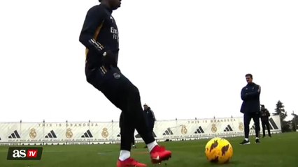The video of Vinicius training that makes Real Madrid fans optimistic