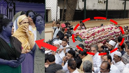 Junior Mehmood Last Rites Inside Video, Wife Naima के साथ Family Members Emotional..