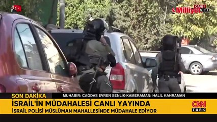 İsrail polisinden cuma namazı sonrası Filistinlilere sert müdahale!