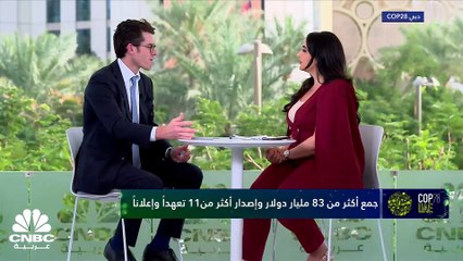 كبير مسؤولي المناخ بالمؤسسة الأميركية لتمويل التنمية الدولية لـ CNBC عربية: تقديم 3.7 مليار $ كتمويل للمناخ في العديد من القطاعات حول العالم