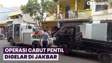 Operasi Cabut Pentil, Puluhan Motor dan Mobil Boks Terjaring Razia Parkir Liar di Jakbar