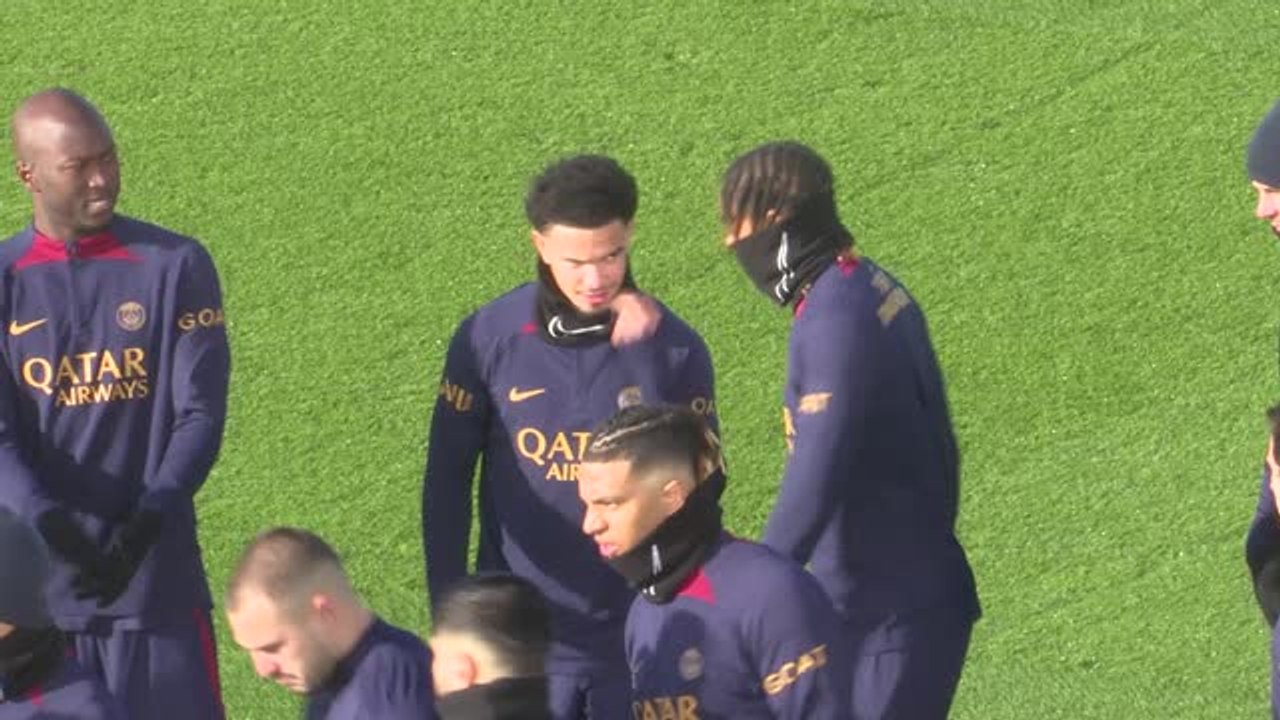 PSG - Zaïre-Emery et Marquinhos de retour à l'entraînement