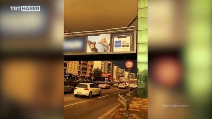 Bulut tabakası İzmir’i kapladı