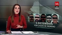 Caen 5 presuntos integrantes del CJNG ligados a caso Lagos de Moreno y agresión a militares