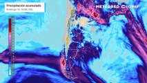 Nuevas tormentas fuertes avanzando de sur a norte por Argentina durante este fin de semana largo