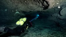 Hatay'ın su altı mağarası dalış tutkunlarını ağırlıyor