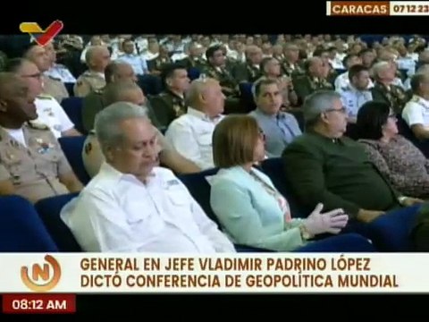 G/J Vladimir Padrino en conferencia analizó sobre las acciones a seguir por la FANB en el 2024