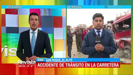 Informe preliminar sobre accidente de tránsito en El Alto