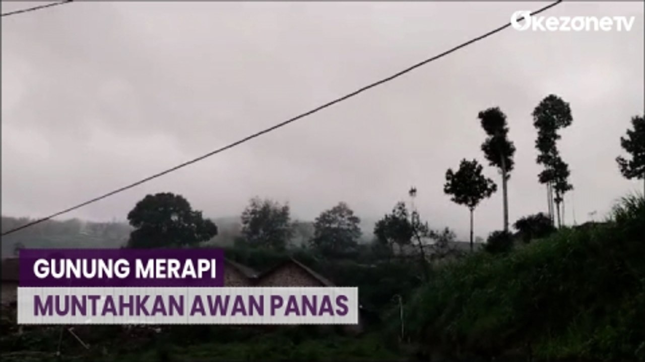 Gunung Merapi Muntahkan Awan Panas, Abu Bercampur Air Hujan Guyur Selo Boyolali