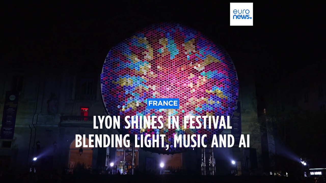 'A moment of conviviality': Lyon shines brightly in centuries old light festival