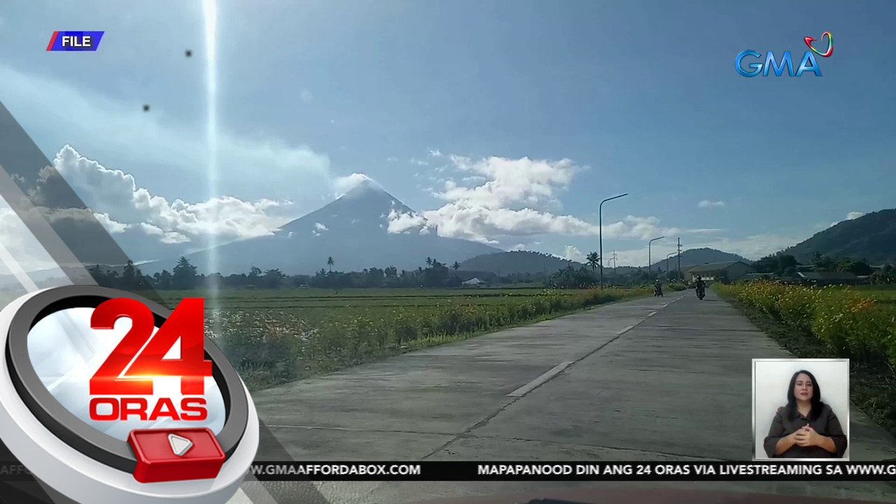 Alert Status Sa Bulkang Mayon Ibinaba Sa Level 2 24 Oras Video Dailymotion 0152