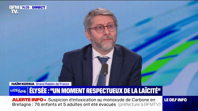 Nous avons notre place à la table de la République : Haïm Korsia, grand rabbin de France, revient sur la bougie de Hanouka allumée à l'Élysée, en présence d'Emmanuel Macron