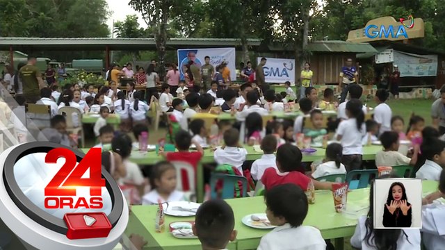 GMA Network Chairman & CEO Atty. Felipe Gozon, may feeding program sa Guimaras at Kalinga para sa pagdiriwang ng kaniyang kaarawan | 24 Oras