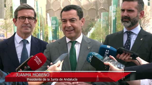 Moreno presenta el 'Mapa Clima', que mide el impacto del cambio climático en Andalucía