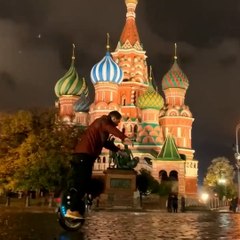 Thomas a fait un voyage de 16 000 km en monoroue