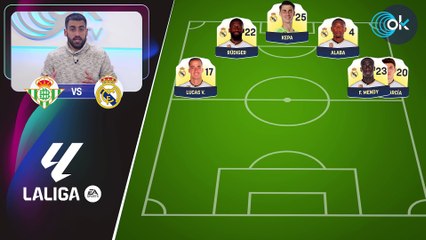 Alineación del Real Madrid contra el Betis