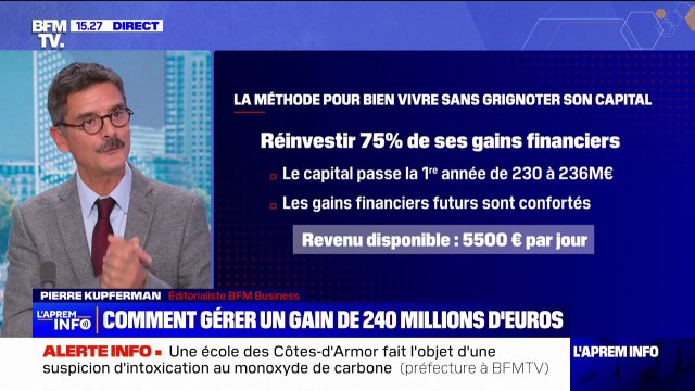 Comment bien placer son argent après avoir gagné 240 millions d'euros?