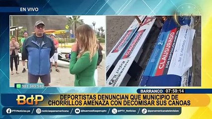 Deportistas denuncian que municipio de Chorrillos los amenazan con decomiso de canoas