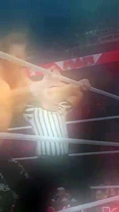 Drew McIntyre sent Sami Zayn flying 