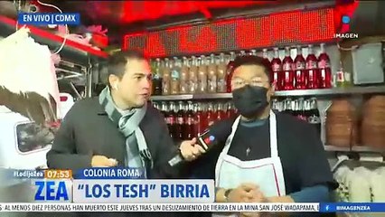 Atalo Mata desayuna birria en "Los Tesh"