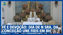 Dia de Nossa Senhora da Conceição atrai fiéis ao Santuário na Lagoinha
