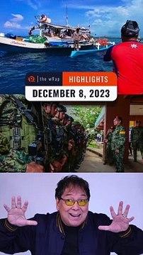 Rappler's highlights: Chinese cargo ship, Marawi bombing suspect, TVJ | The wRap | December 8, 2023