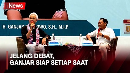 Jelang Debat Perdana Pilpres Ganjar Mengaku Siap Setiap Saat