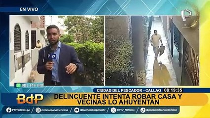 Callao: presunto “robacasas” intentan ingresar a una vivienda, pero es descubierto por los vecinos