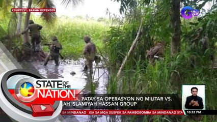 9 terorista, patay sa operasyon ng Militar vs. Dawlah Islamiyah Hassan Group | SONA