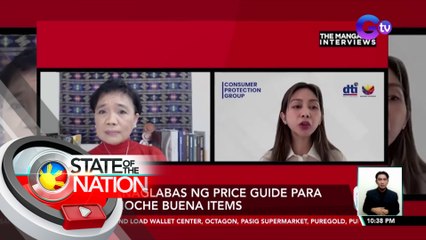 DTI, naglabas ng price guide para sa Noche Buena items | SONA