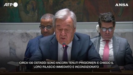Guterres: "La violenza di Hamas non legittima la punizione collettiva"