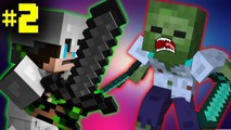 Minecraft Walking Dead #2 | İnsan vs Zombi 