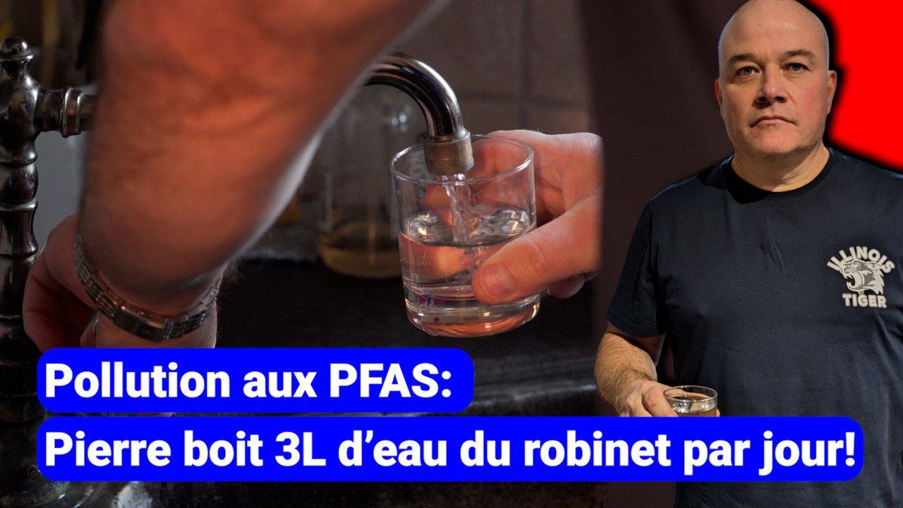 Pierre, inquiet suite à la suspicion de pollution aux Pfas :"je bois trois litres d'eau du robinet''