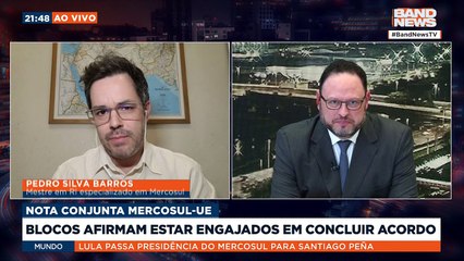 Blocos afirmam estar engajados em concluir acordo Mercosul-UE | BandNews TV