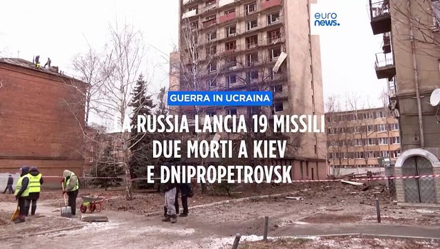 Ucraina, attacchi missilistici russi su Kiev e Dnipropetrovsk