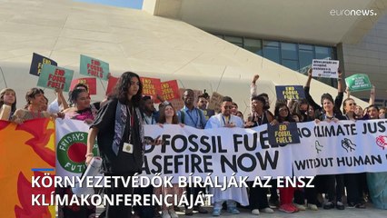 Megállapodást sürget a COP28 elnöke, miközben aktivisták bírálják a klímakonferenciát