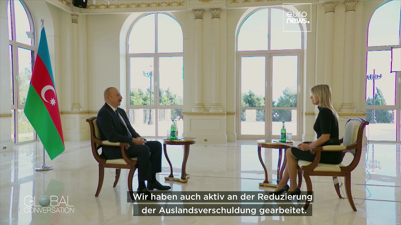 Die Präsidenten von Aserbaidschan und Kasachstan über Wirtschaft und Geopolitik